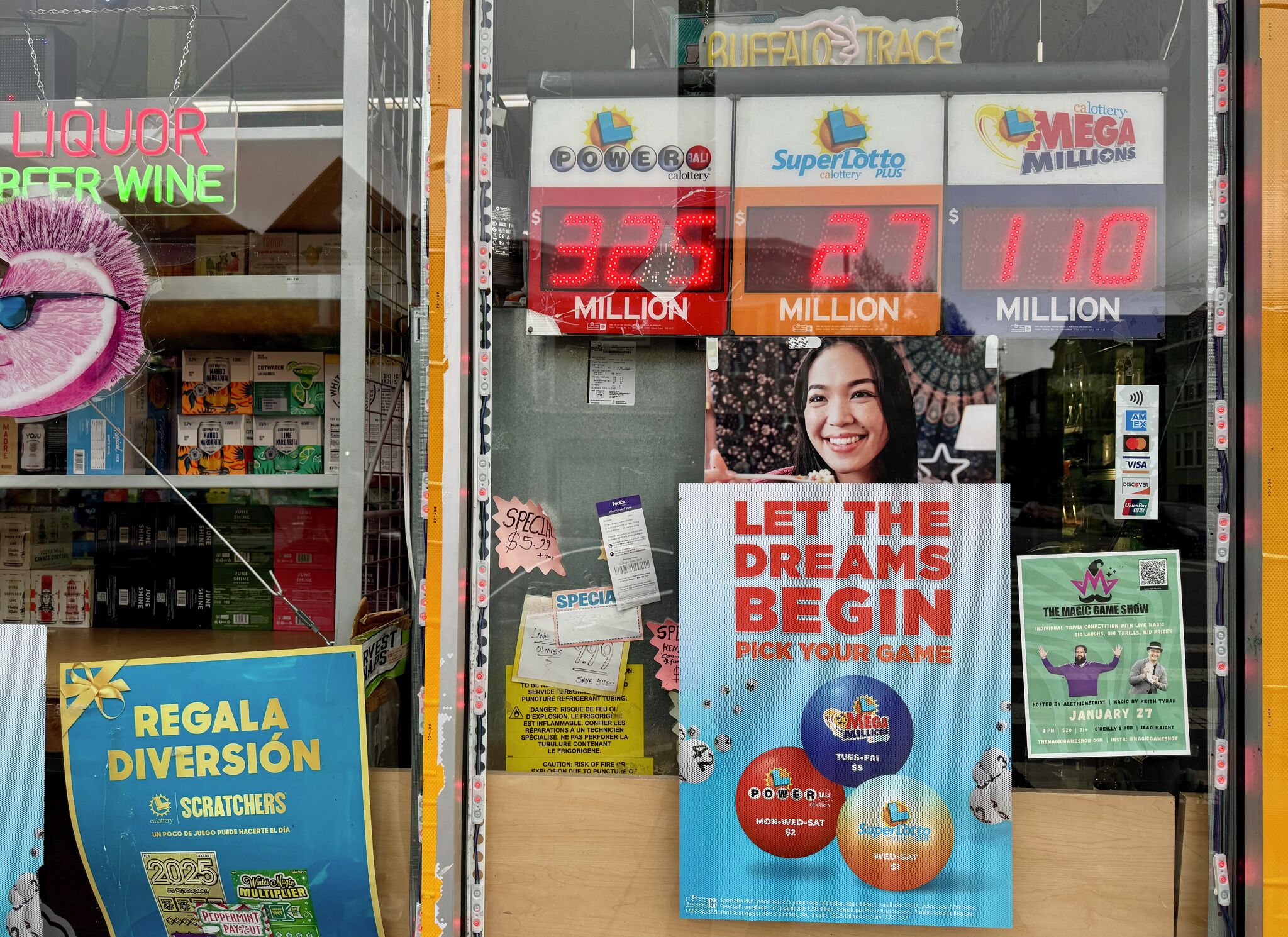 $15 million lottery scratcher sold at Bay Area liquor store