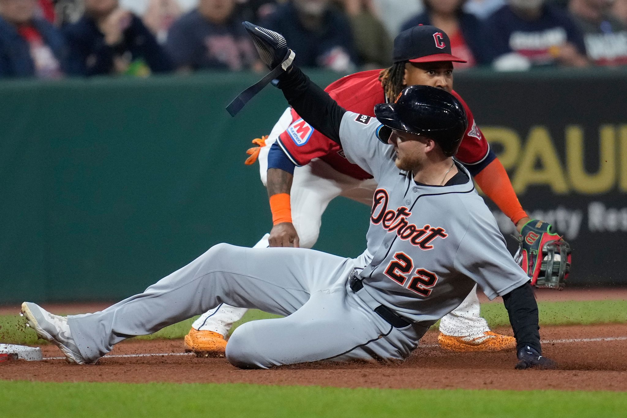 Tigers beat Guardians 4 2 to end 8 game skid and move back into tie for Tigers beat Guardians 4 2 to end 8 game skid and move back into tie for