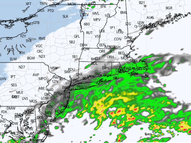 Warm and humid in CT on Saturday with a late shower chance