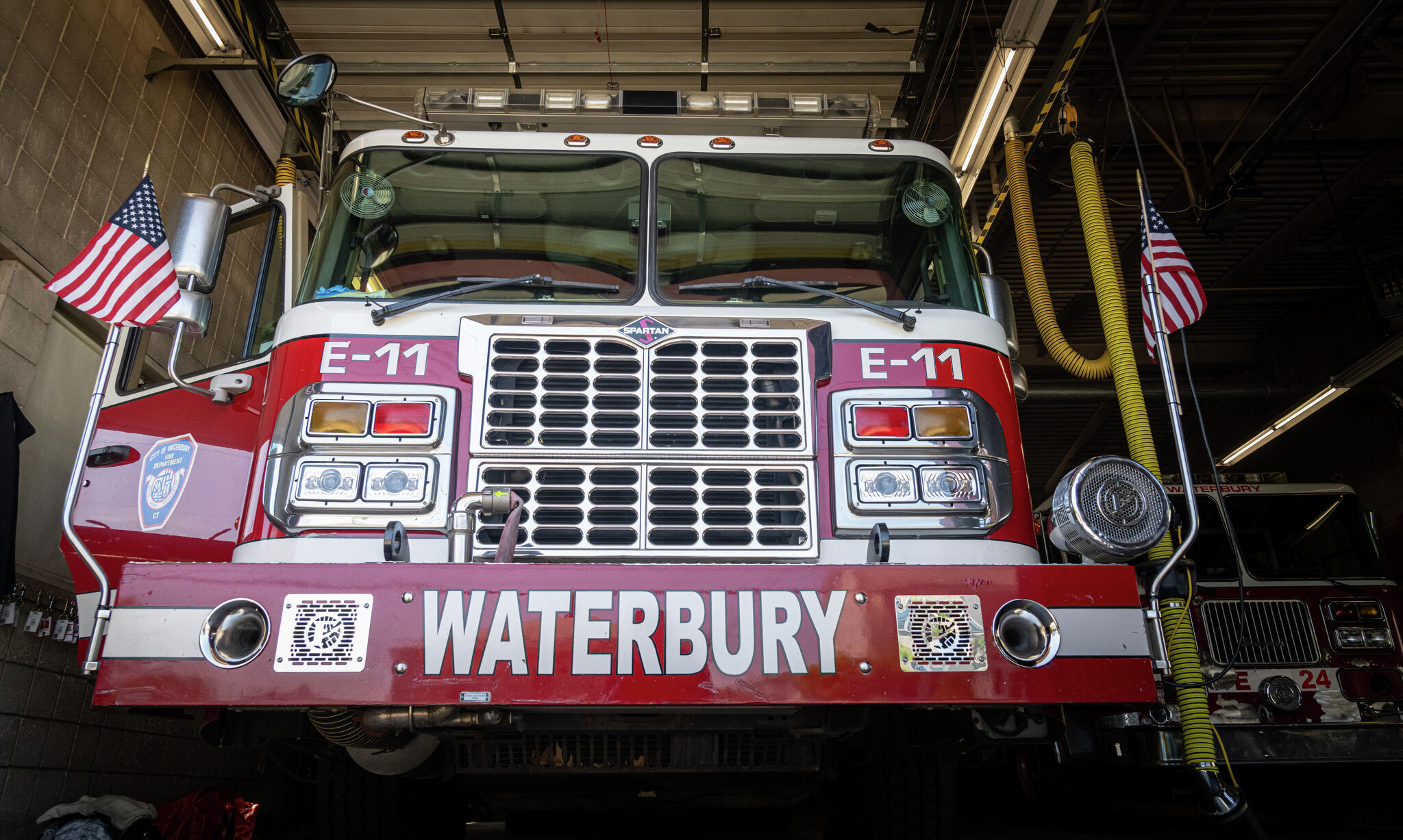 Waterbury firefighters battle fire in building, officials say