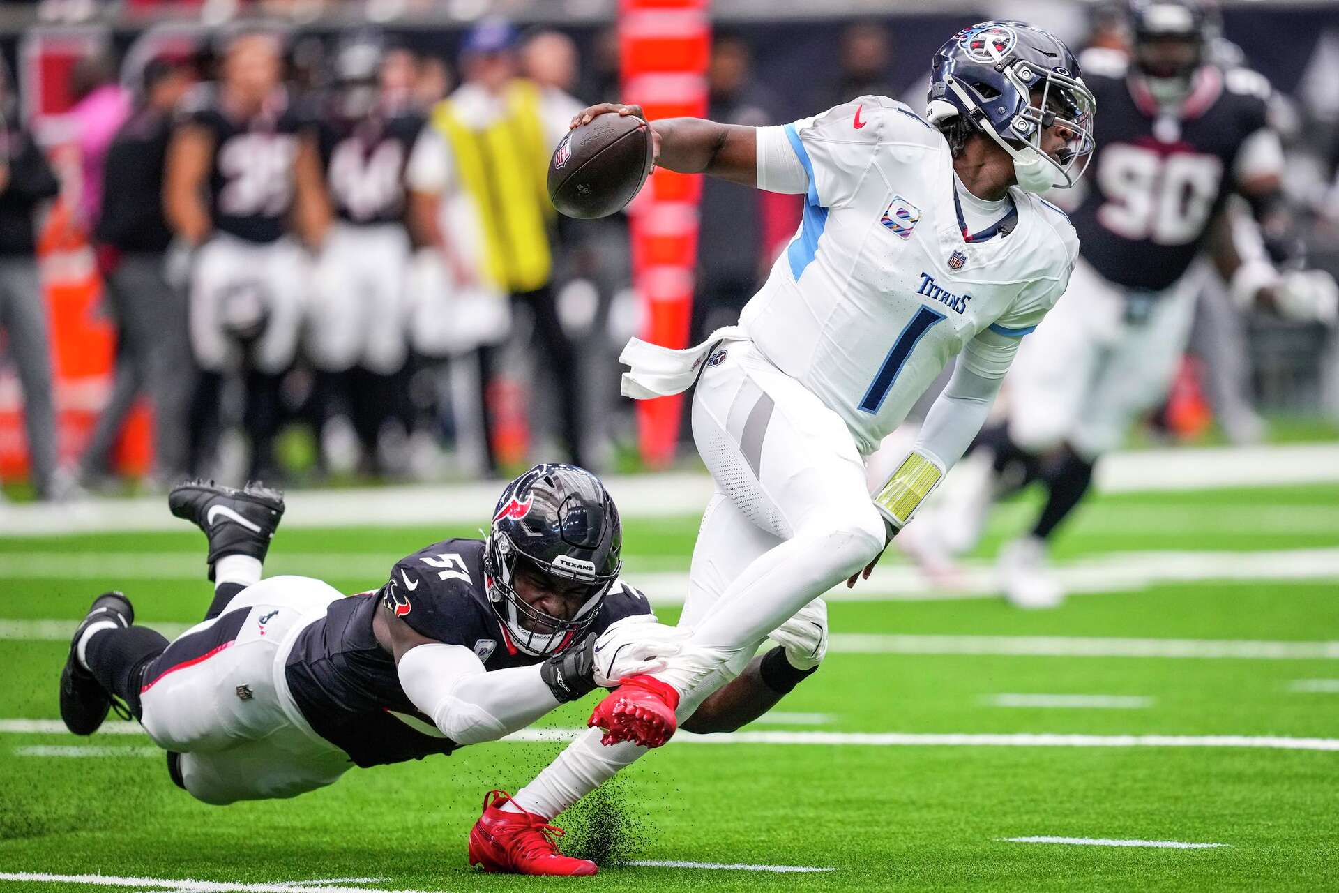 Will Anderson Jr. Knows Texans Can’t Ignore Titans QB Cam Ward