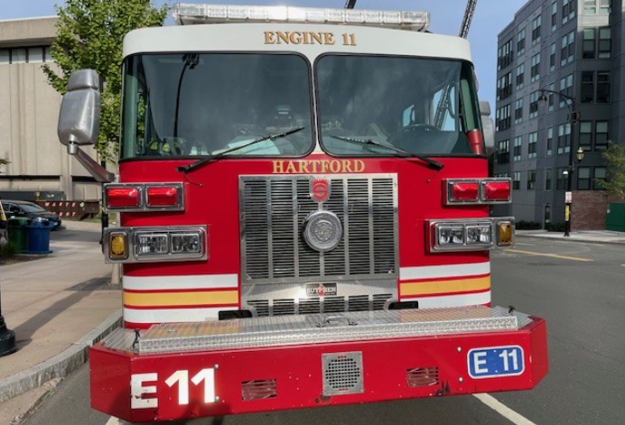 Motorcyclist injured in Hartford crash after hitting speed bump, official says
