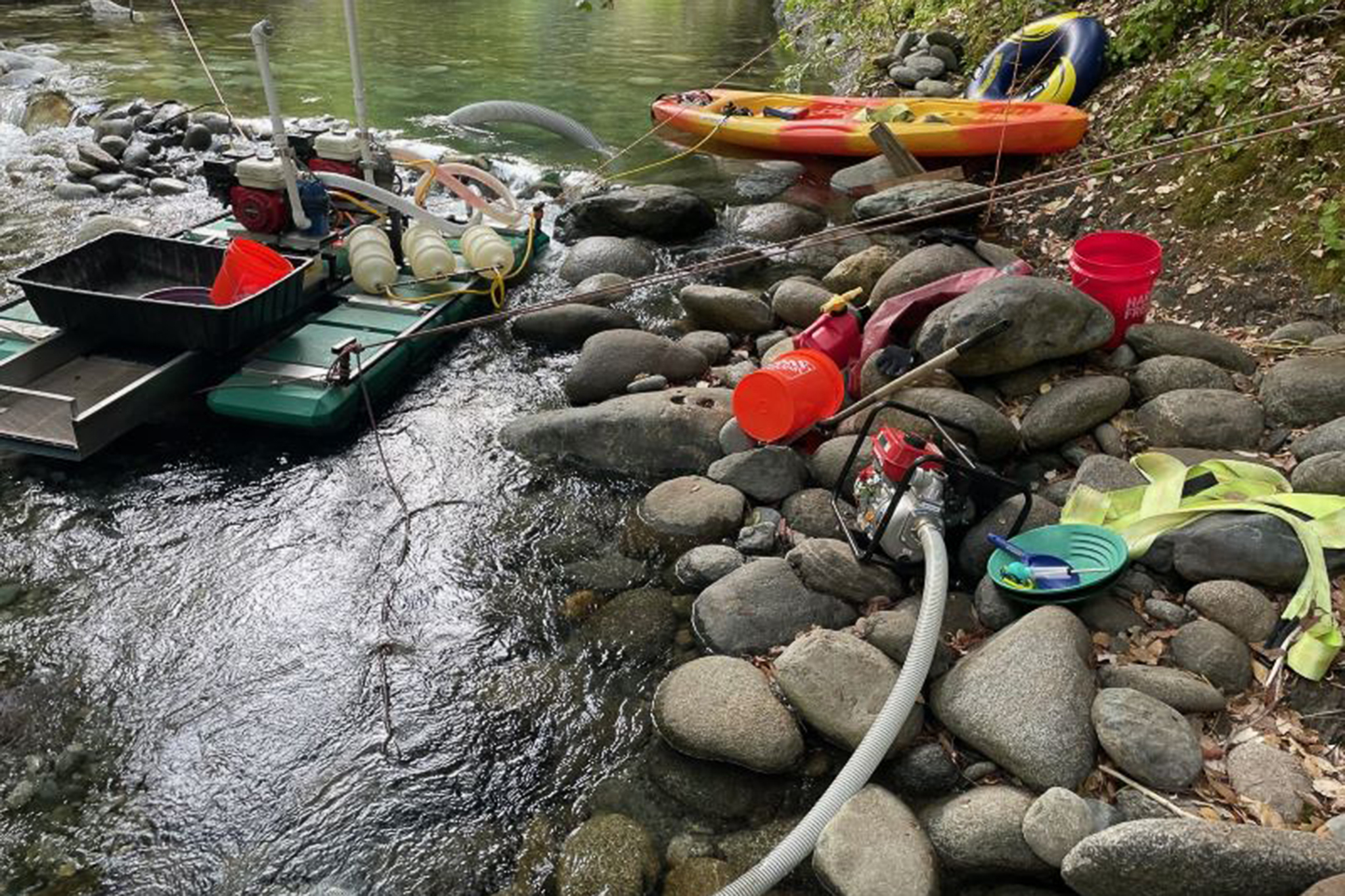 Illegal dredging operations discovered at several California waterways