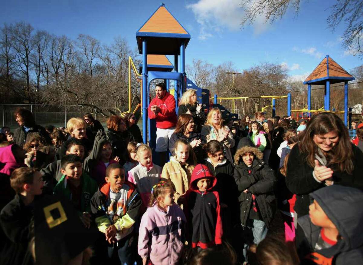 Cranbury Elementary School students thankful for new playground