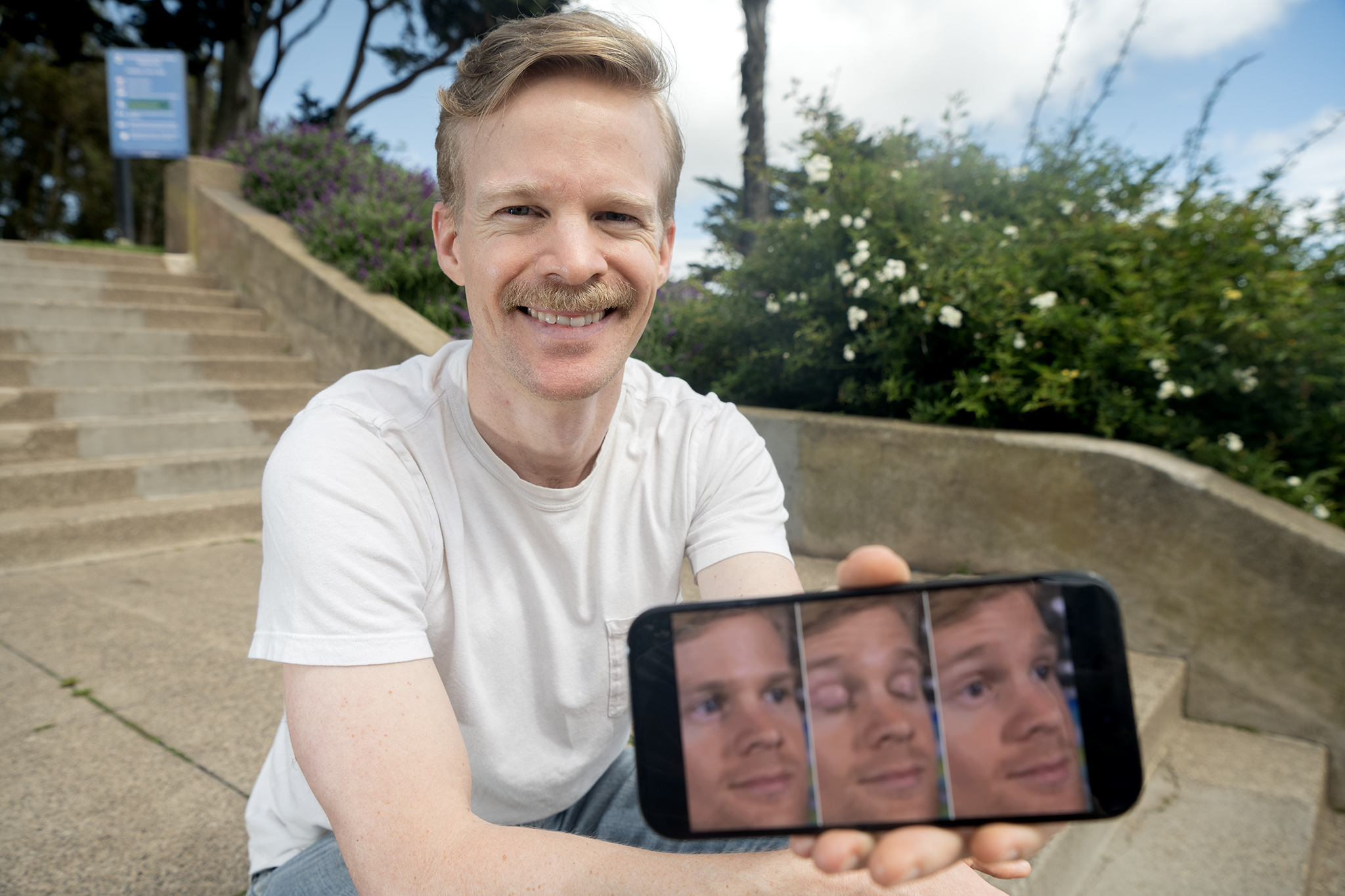 The San Francisco man with one of the internet's most viral faces