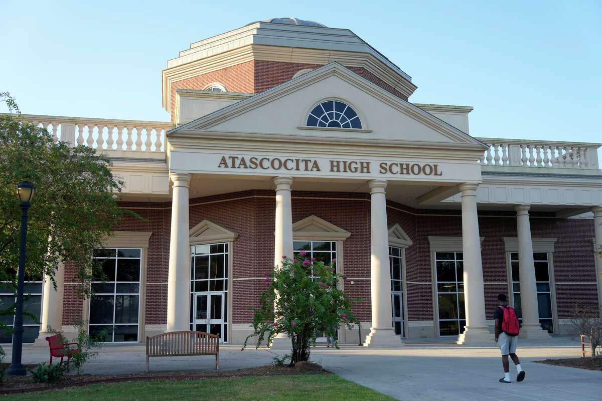 Atascocita High School in Humble ISD is shown in Humble Friday, Sept. 19, 2025.