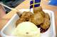 A plate of Swedish meatballs and mashed potatoes are among several hot menu items available at the small cafe located inside the Rio Grande Valley's first IKEA.