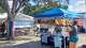 Riverside Pride's festival vendors set up shop at 2024's celebration at the Comal County Fairgrounds in New Braunfels, Texas.