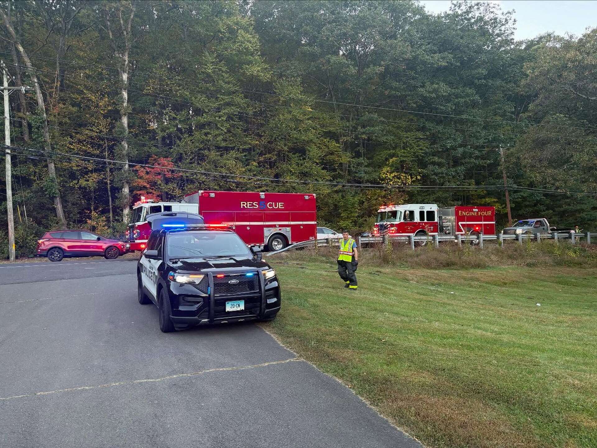 Canton officials: Authorities respond to rollover crash on Route 177