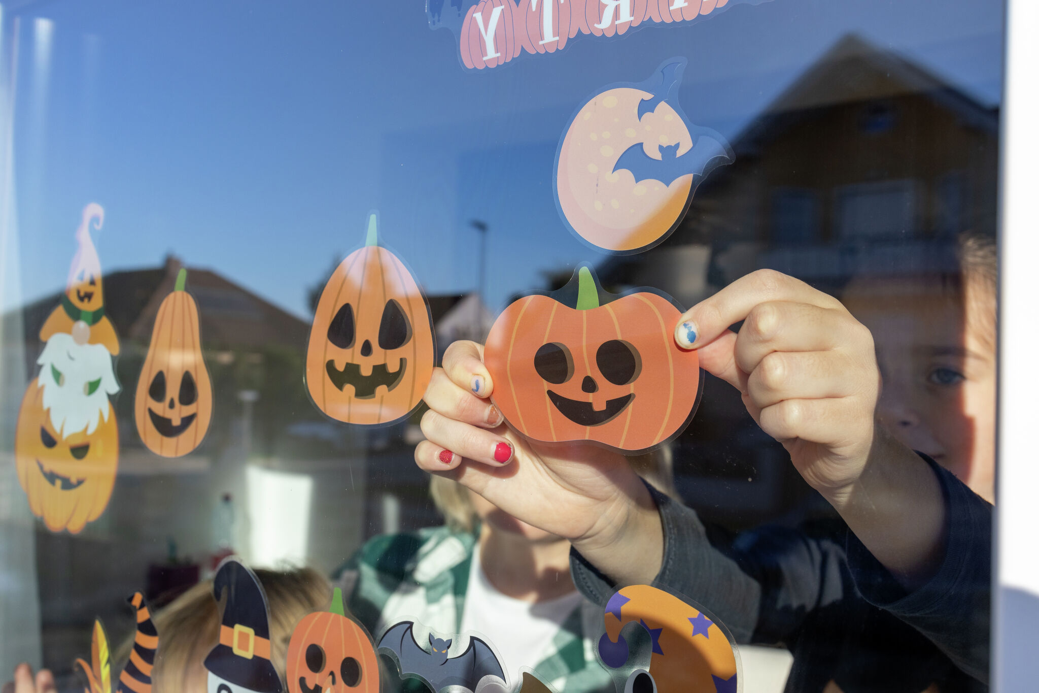 Connecticut town decorated for Halloween