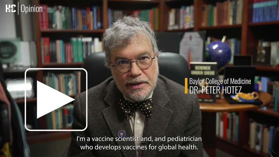 Dr. Peter Hotez at his Baylor College Of Medicine office in Houston, TX on Thursday September 25, 2025.