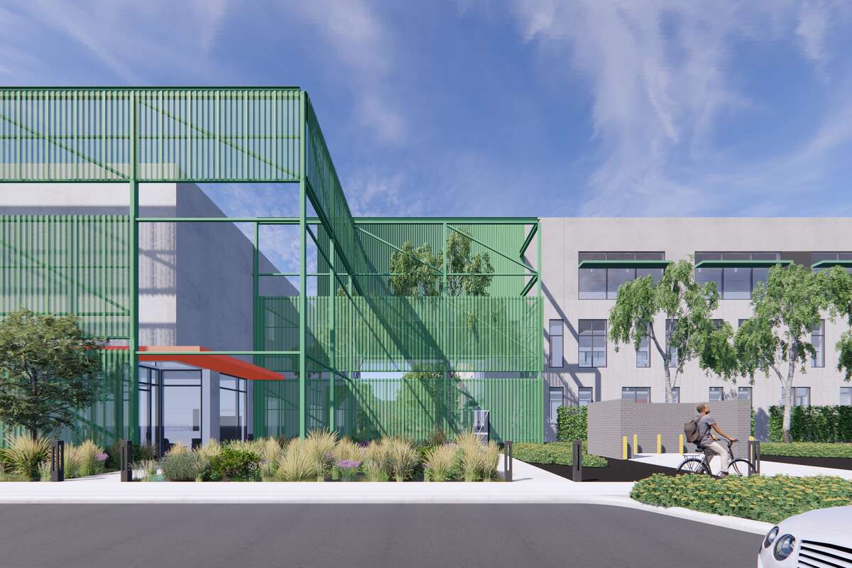 Pictured is a rendering of the Harris County public safety building.