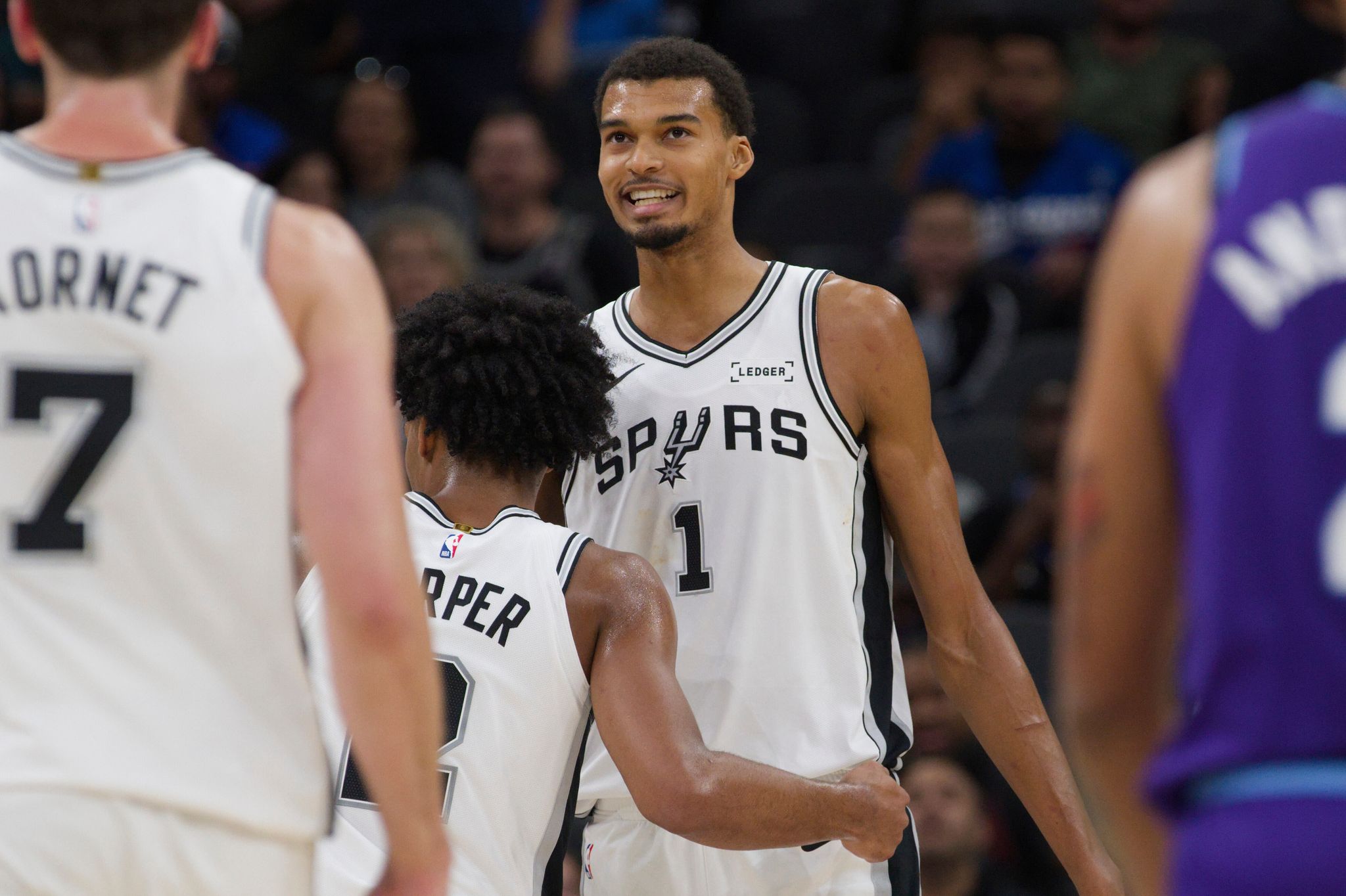 Spurs rookie guard Dylan Harper impresses in NBA preseason debut