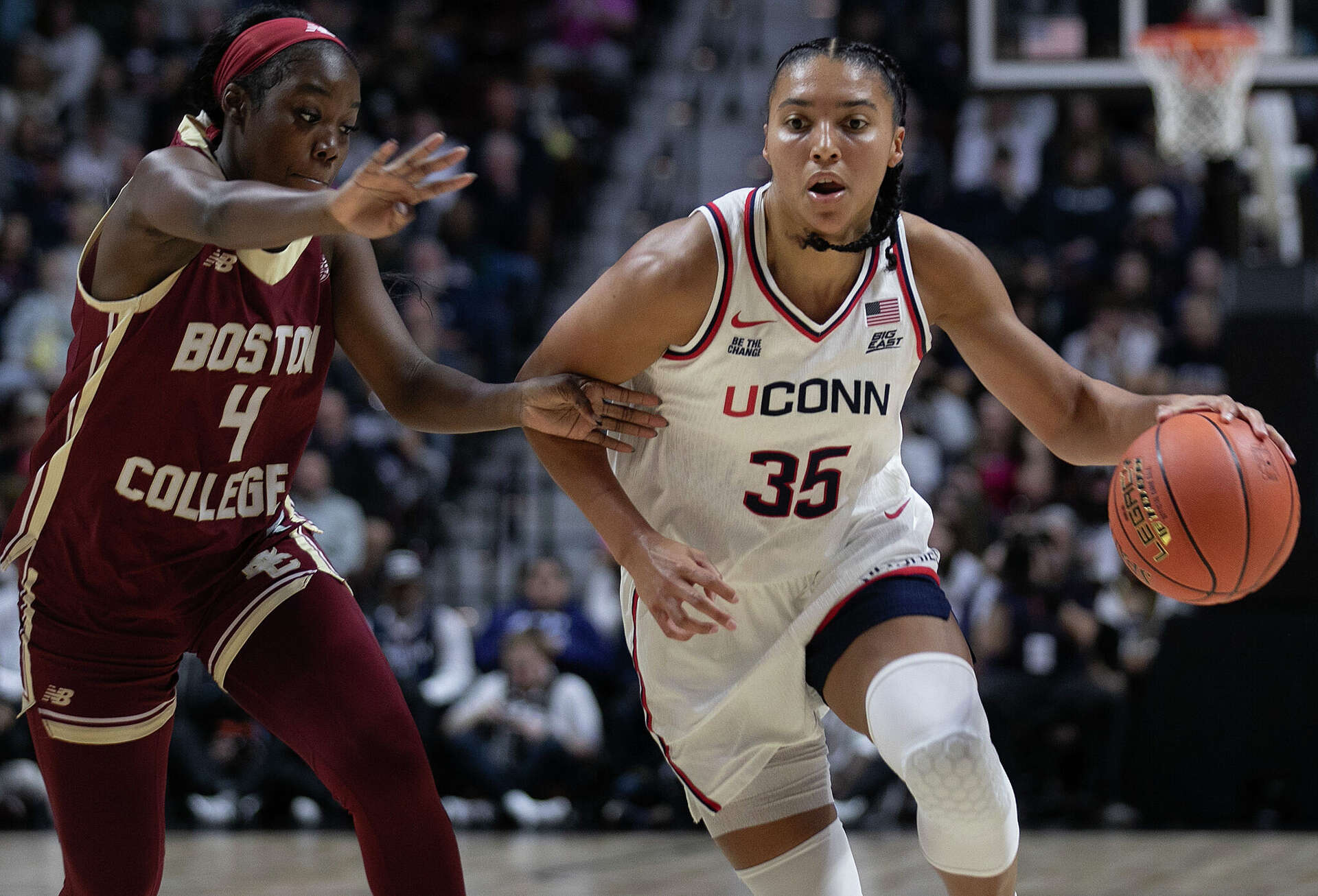 UConn women's basketball runs to exhibition win over BC