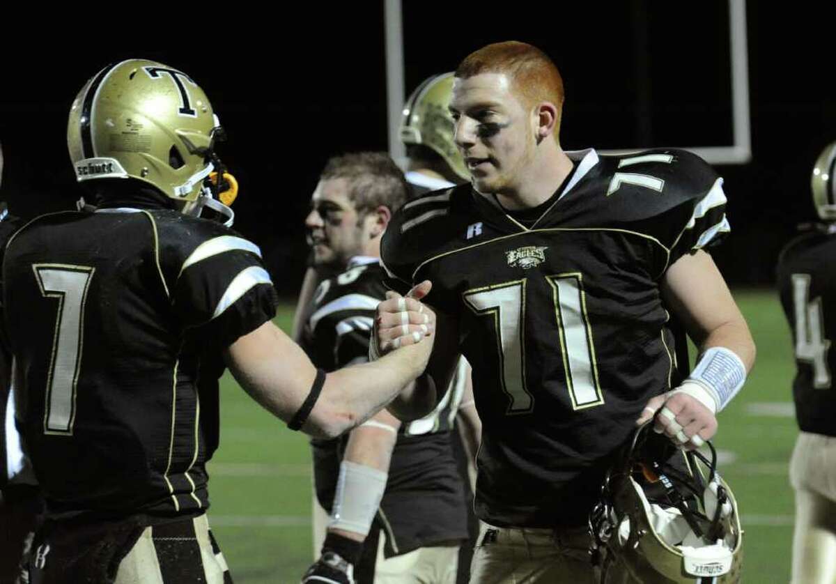 Football action highlights between St. Joseph and Trumbull in Trumbull, Conn. on Wednesday November 24, 2010.