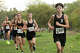 Xavier's #640 Peter Torello and teammate #618 Holden Hines keep pace in the 5,000 meters during the SCC high school cross country championships at East Shore Park in New Haven, Conn., Wednesday, October 15, 2025.