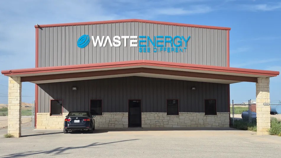 Waste Energy commissioning Midland tire recycling facility