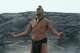 This image released by Apple TV+ shows Cliff Curtis in a scene from "Chief of War." (Apple TV+ via AP)
