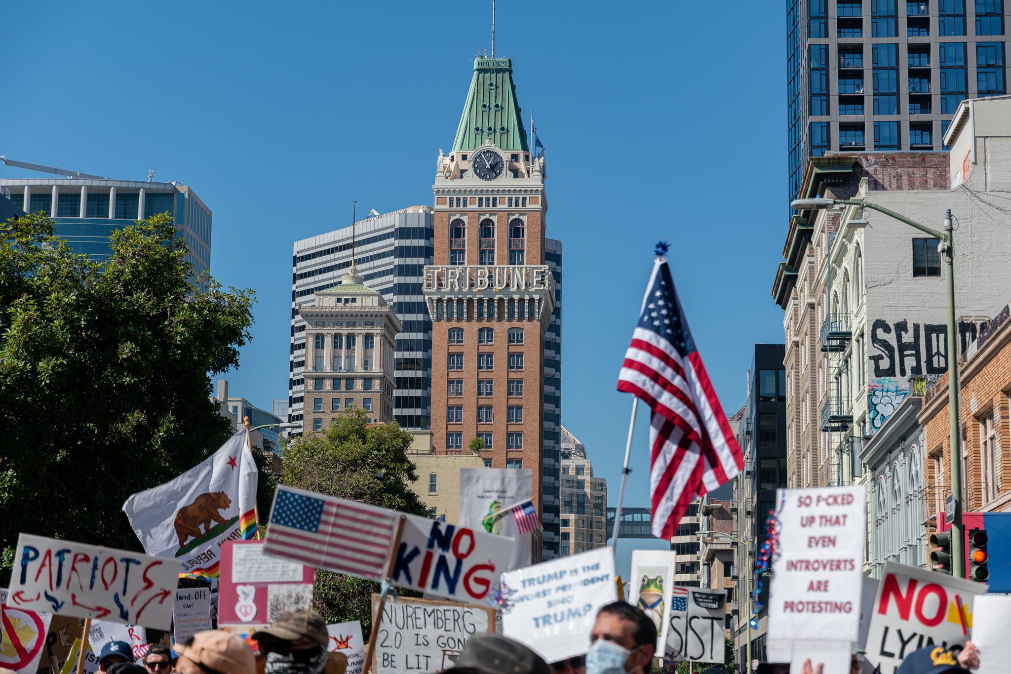 Regional: Protestors Blanket Bay Area With Message Of No Kings As ...