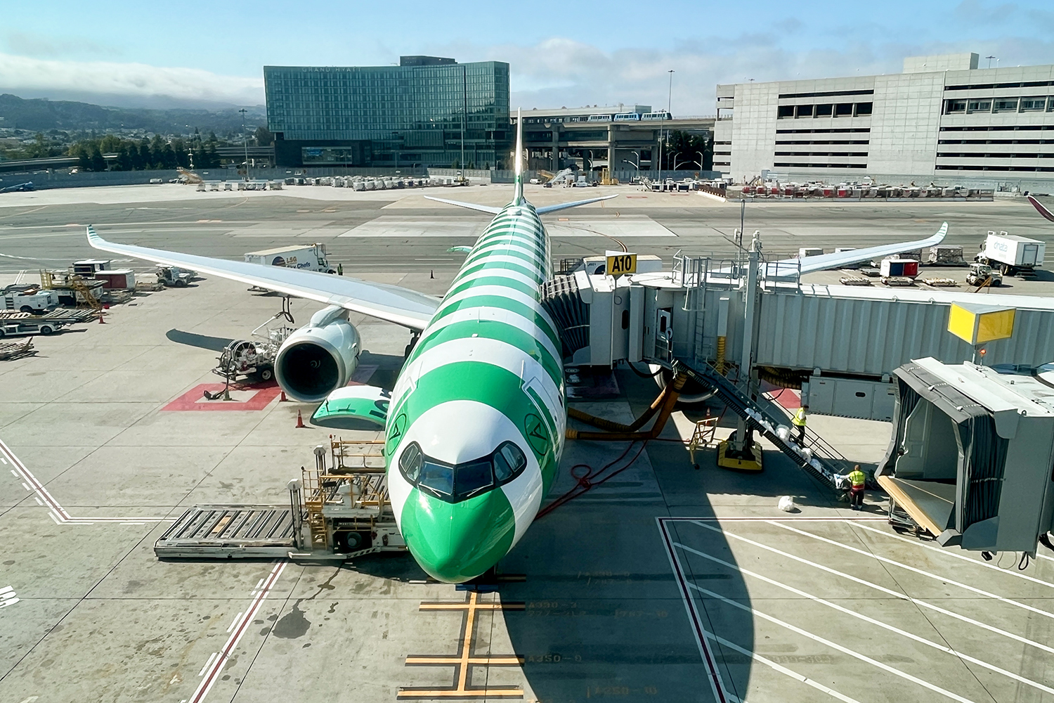 This colorful German airline is a great way to fly from SFO to Europe