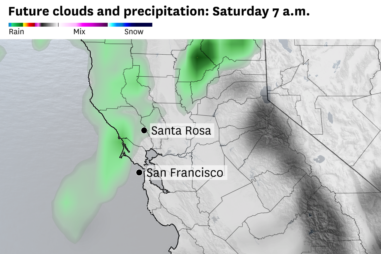 Bay Area rain forecast rises as atmospheric river nears