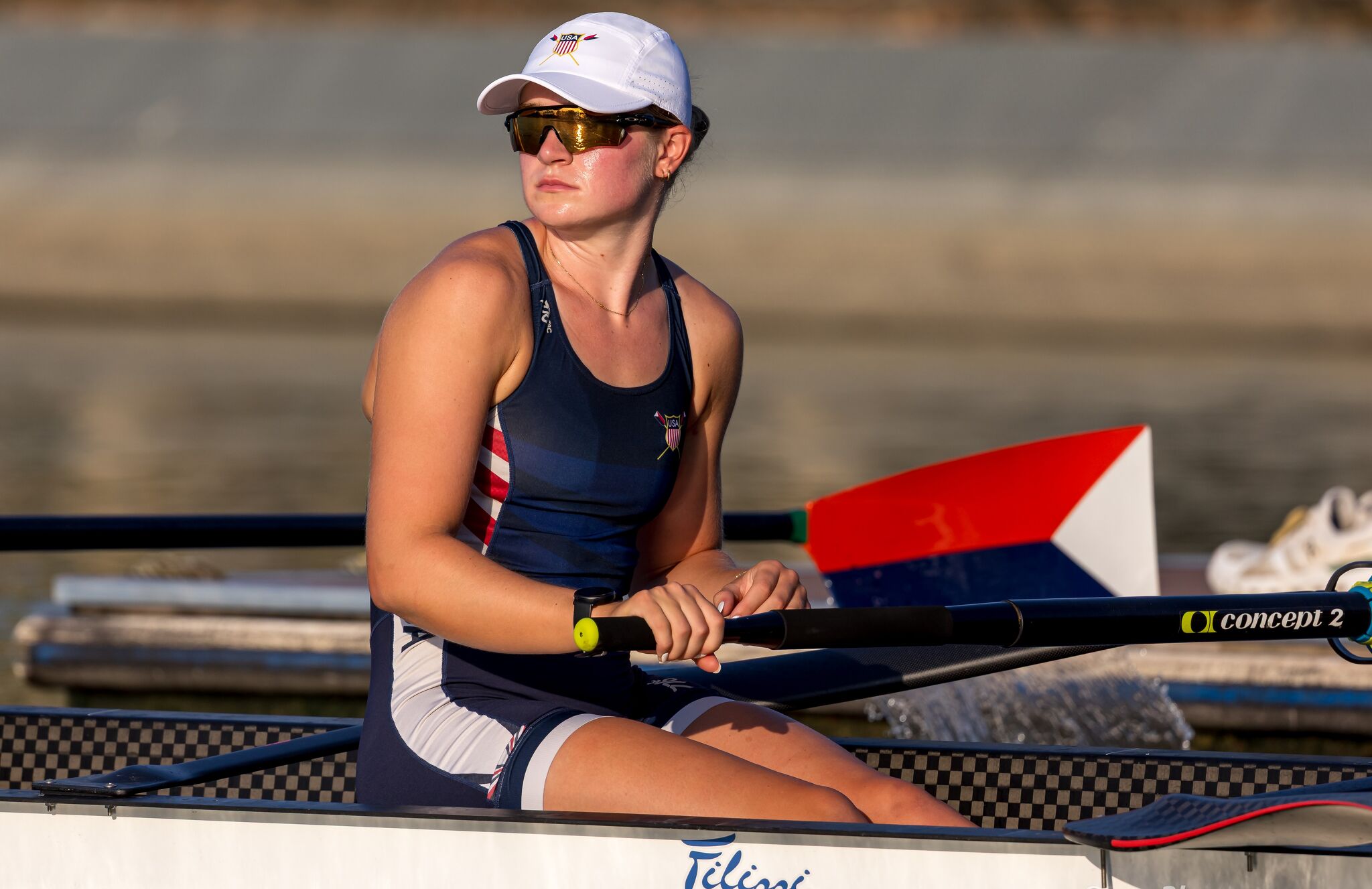 Dow alum Jensen rows for Team USA, wins prestigious regatta