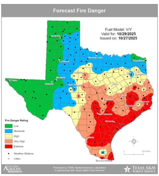 Fall cold front brings high wildfire threat to Austin Fall cold front brings high wildfire threat to Austin