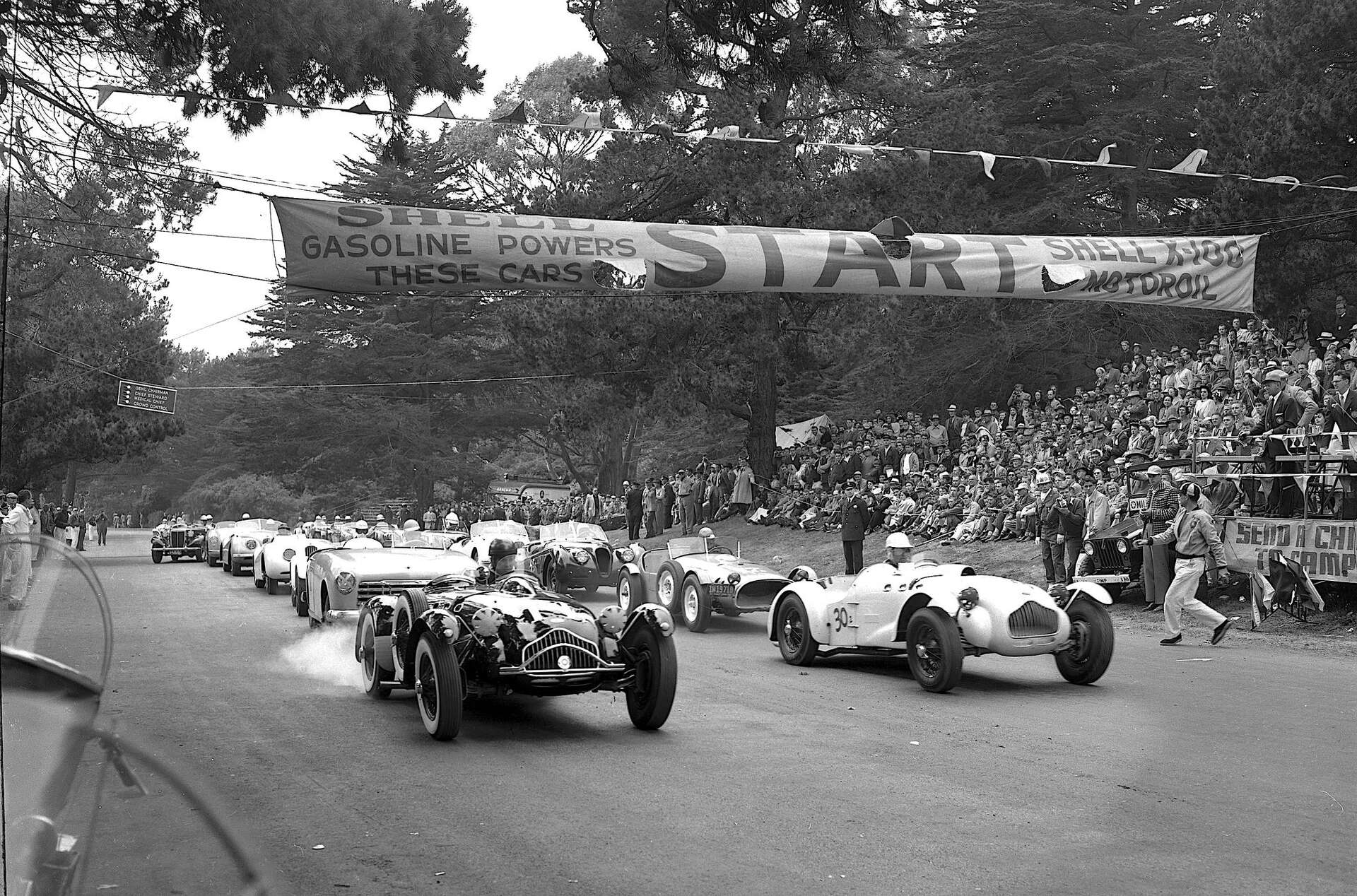 Golden Gate Park was once home to high-speed auto racing. It did not end well