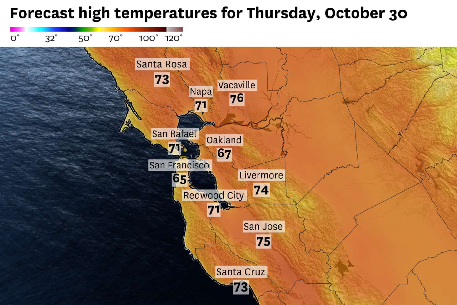 トップス SIESTA Bay Area Weather Report Sweat How a 'dry cold front' will impact Bay Area weather