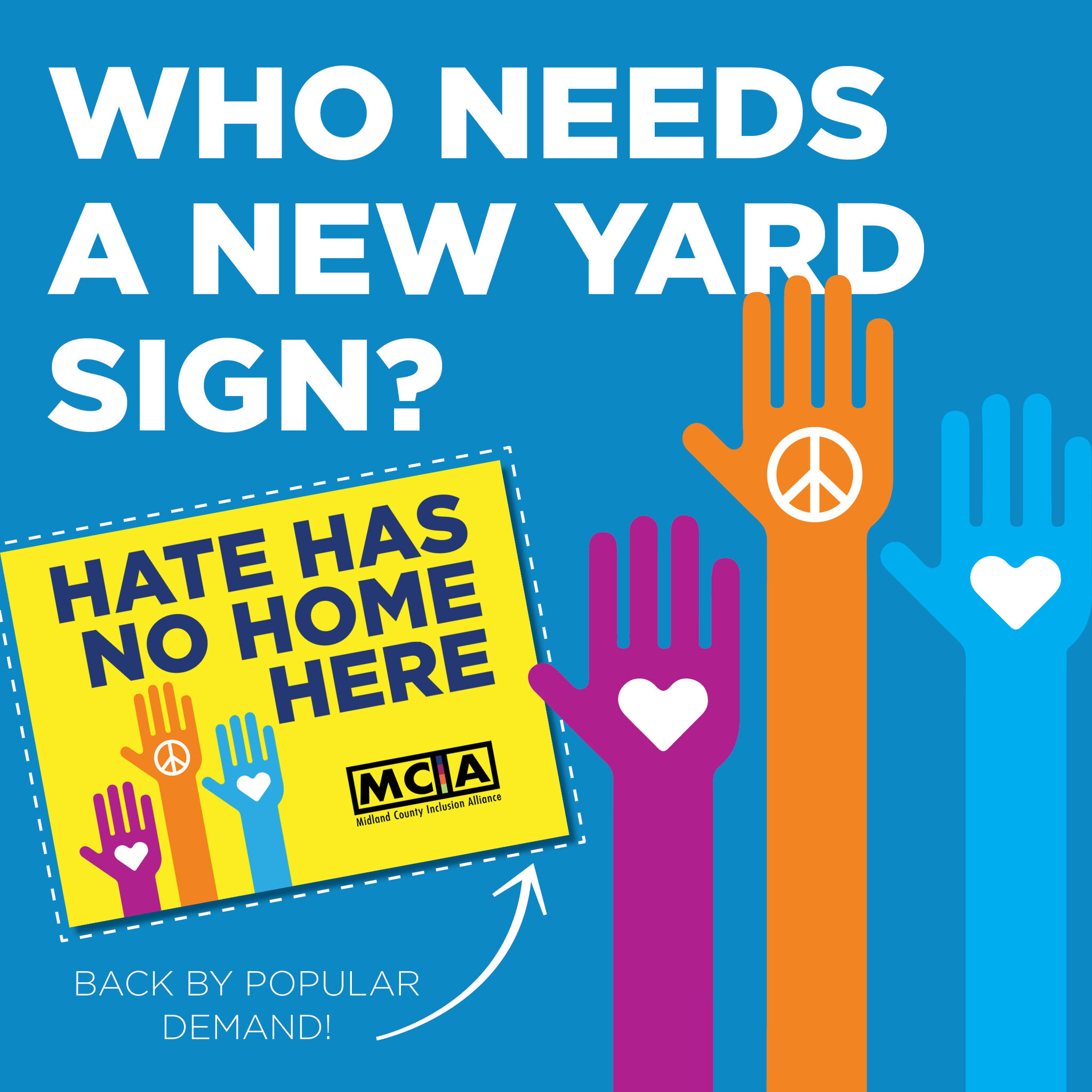 What does "Hate Has No Home Here" mean?