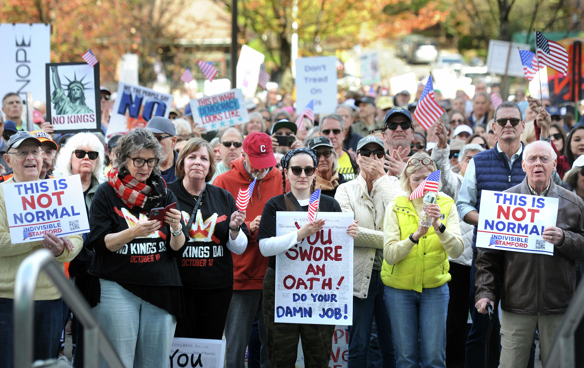 No Kings protests across Connecticut expected to draw tens of thousands Saturday, organizers say
