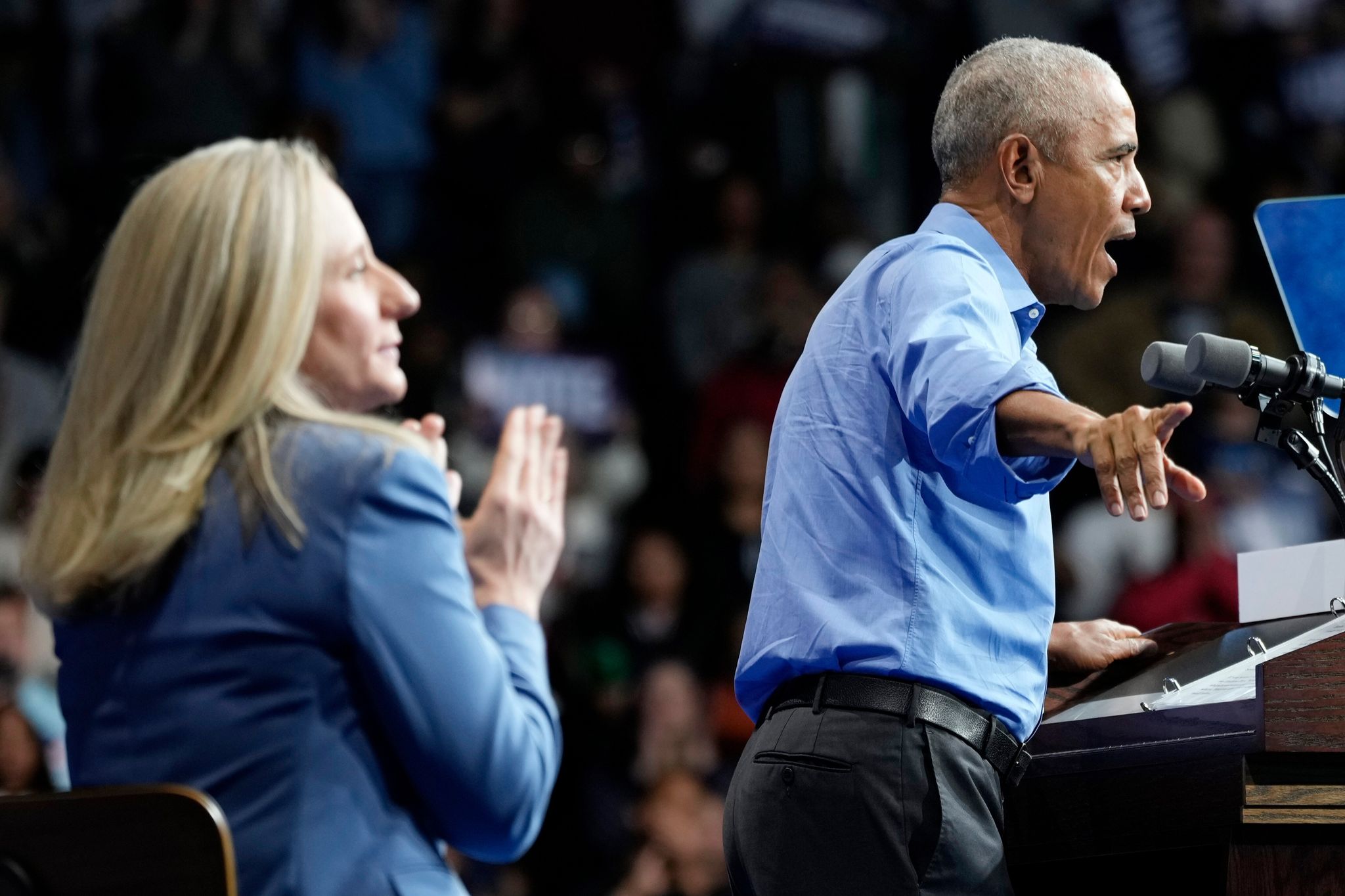 Obama blasts Trump ahead of Election Day in Virginia and New Jersey ...