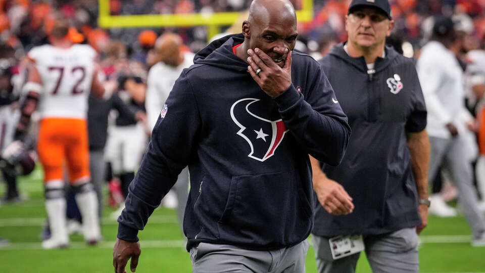 Houston Texans head coach DeMeco Ryans walks off the field after losing to the Denver Broncos 18-15 in an NFL football game at NRG Stadium in Houston, Sunday, Nov. 2, 2025.