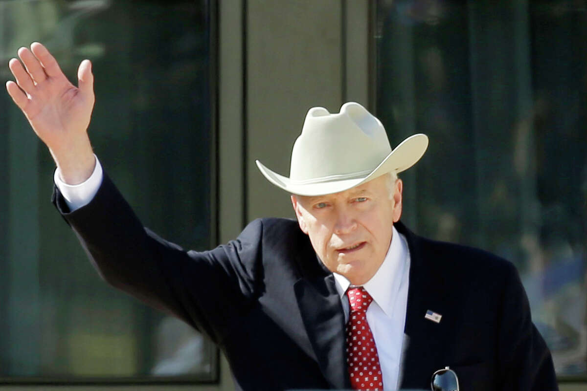 FILE - In this April 25, 2013, file photo former Vice President Dick Cheney participates in the dedication of the George W. Bush Presidential Center in Dallas. In an interview Sunday, Oct. 27, 2013, Cheney said Republicans need to look to a new generation of leaders as the party deals with poor approval ratings following a 16-day partial-government shutdown. He said Republicans need to have 'first-class' candidates and look to its strategy and a new generation.