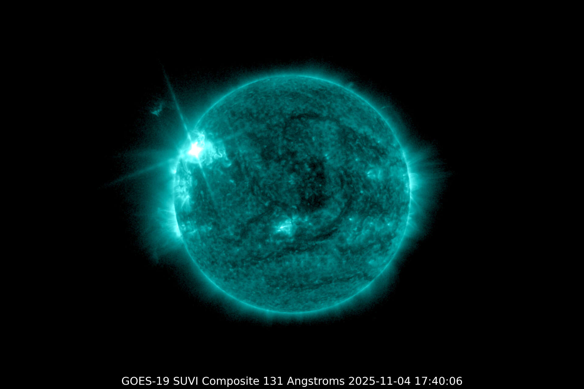 sun Sun releases X-class flare from sunspot 4274, largest flare since June