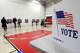 State legislators reroute $1 million from the public financing program to help pay for a voter outreach program. Voters fill out ballots at the Long Lots Elementary School gymnasium in Westport on November 4, 2025.