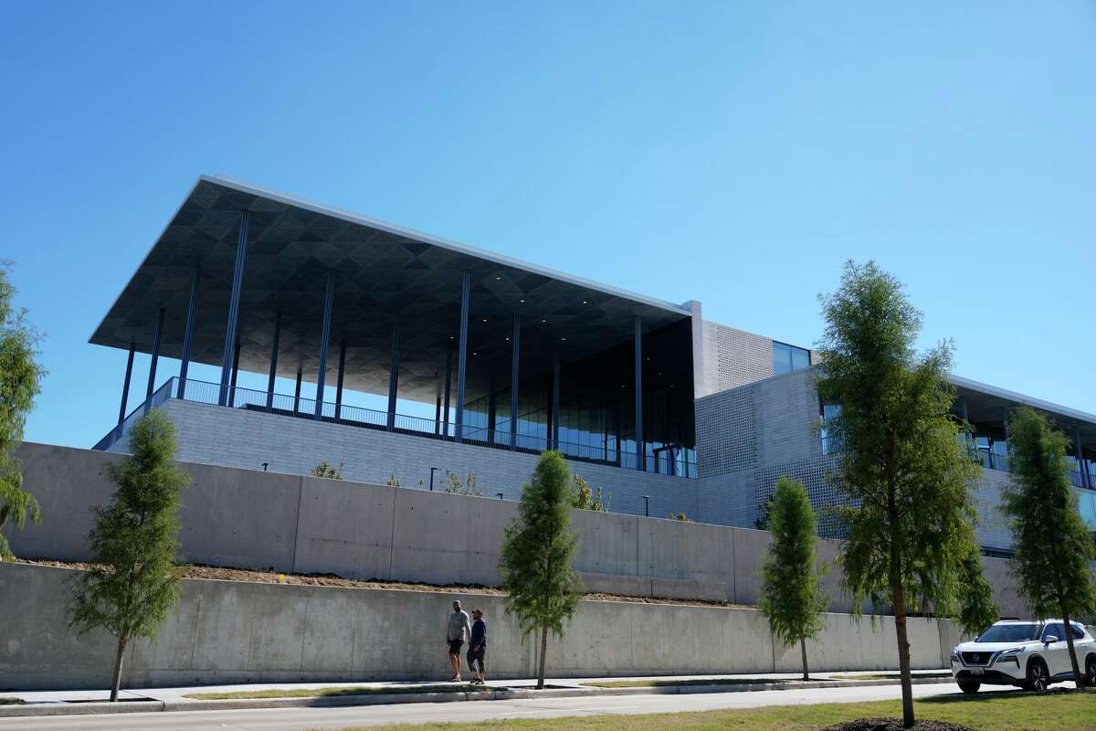 The Ismaili Center is shown from Montrose Blvd. in Houston Wednesday, Nov. 5, 2025.