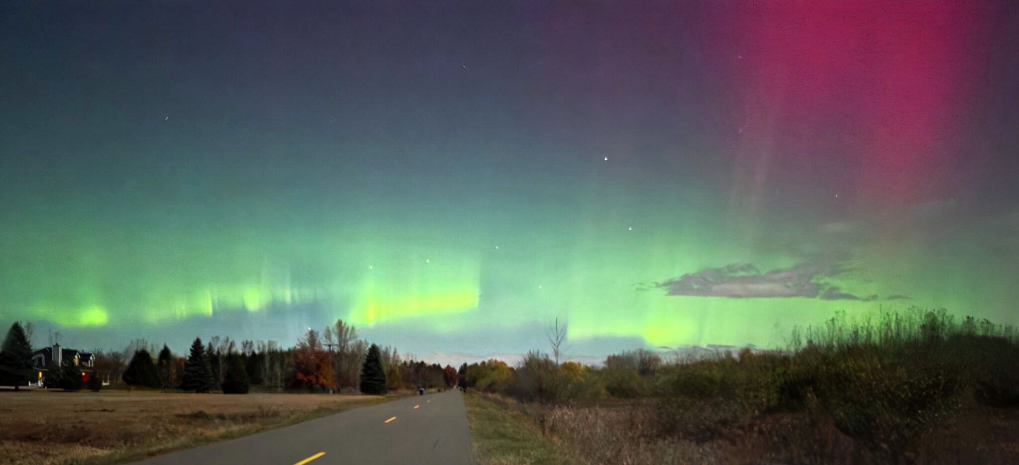 Photos: Northern Lights illuminate the night sky during full moon