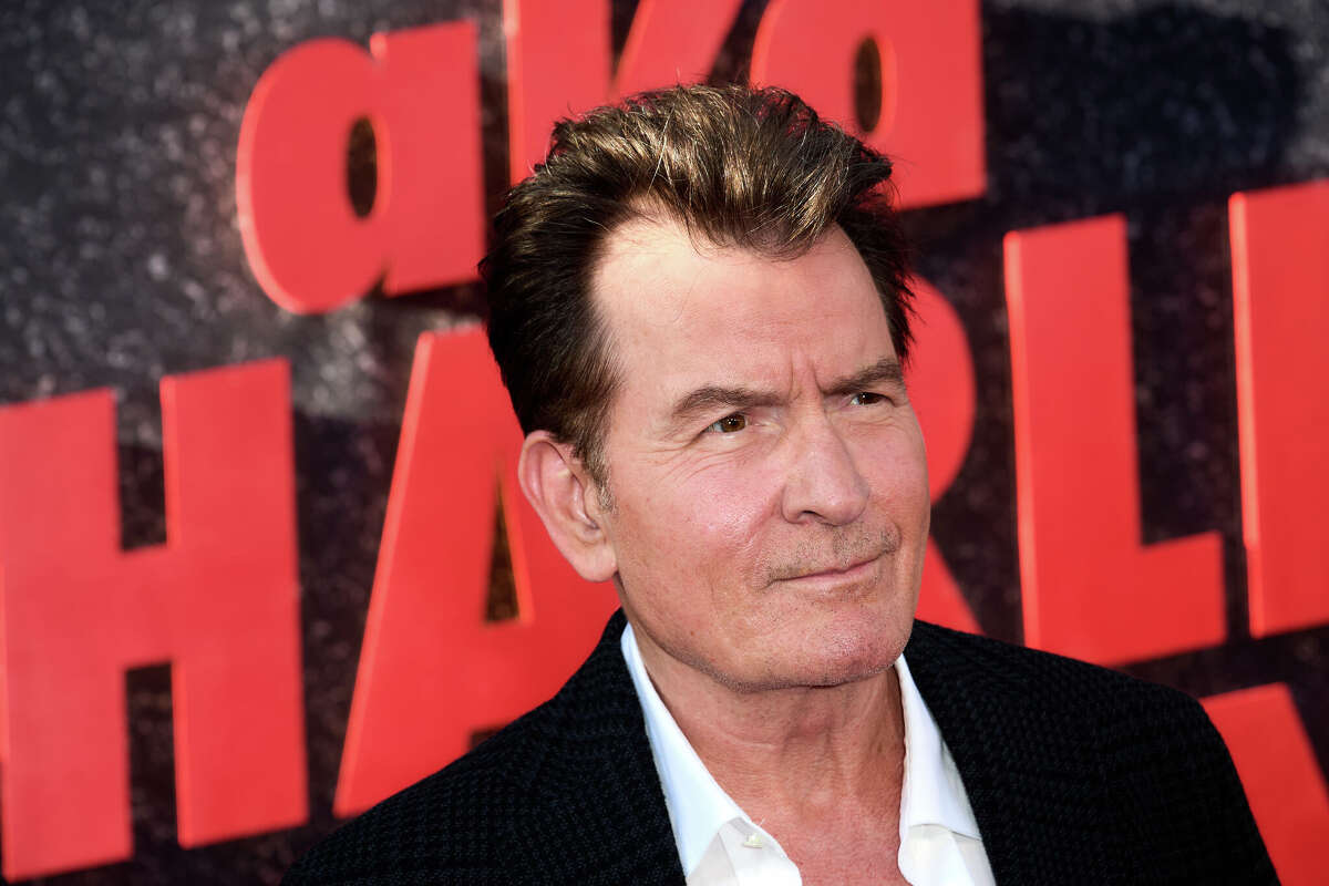 Charlie Sheen attends the Los Angeles Premiere Of Netflix's 'aka Charlie Sheen'at TUDUM Theater on September 04, 2025 in Hollywood, California. 