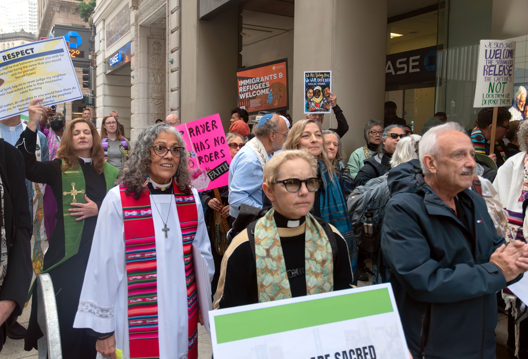 SF: Faith Leaders March Between Immigration Offices In San Francisco In ...