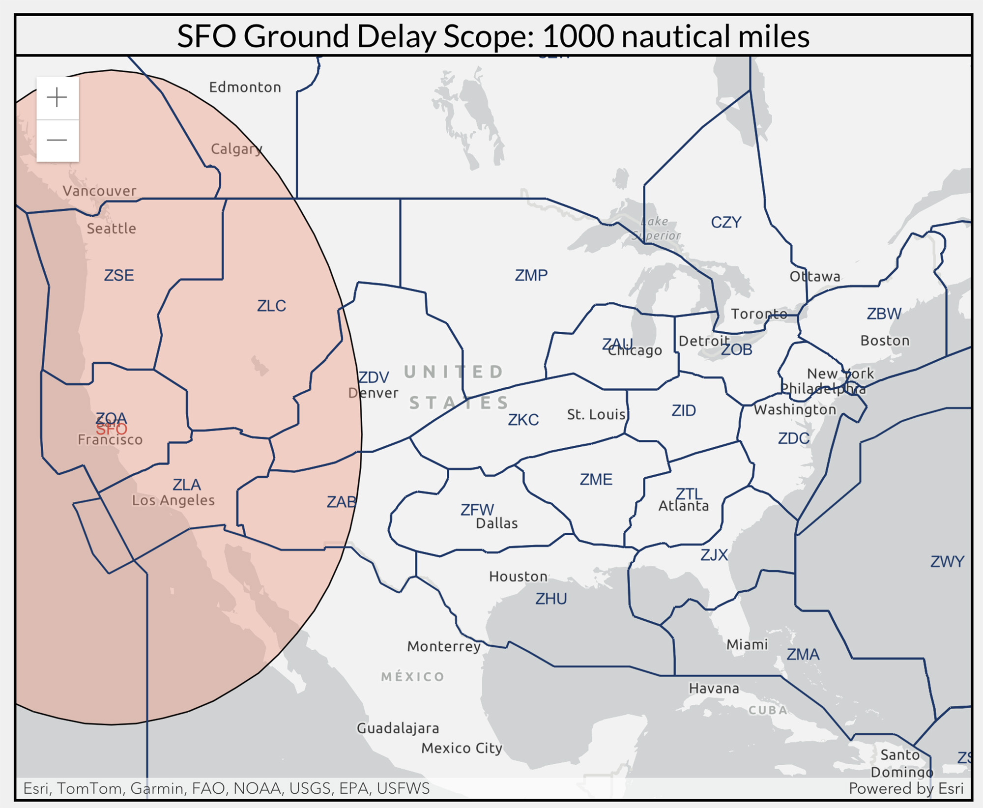 SFO: delays and cancellations at the airport.