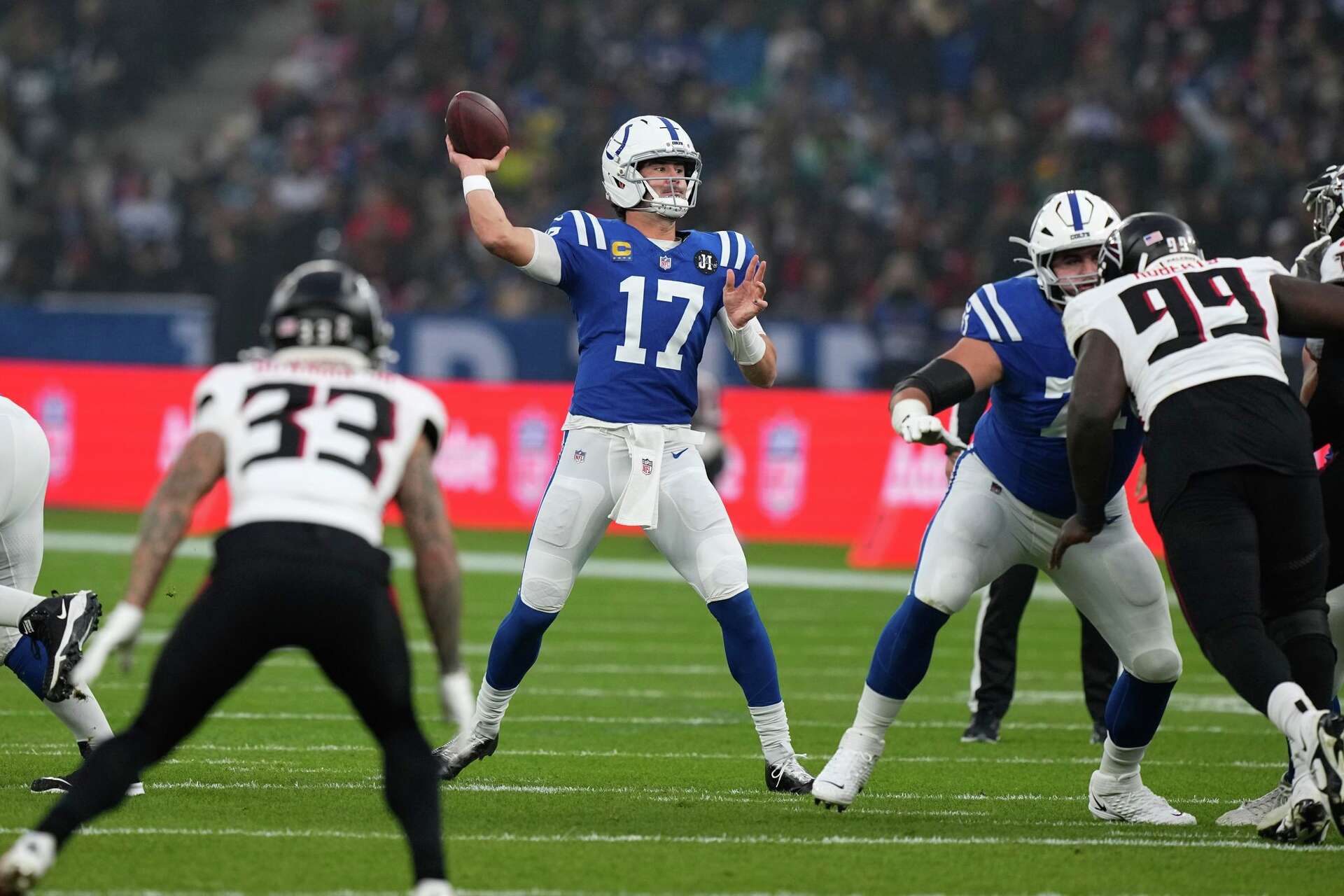 Taylor runs for 244 yards and 3 TDs for Colts in 31 25 OT win over