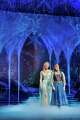 Caroline Bowman as Elsa (left) and Lauren Nicole Chapman as Anna in “Frozen,” which utilizes the KeyComp musical technology during its run at BroadwaySF’s Orpheum Theatre.