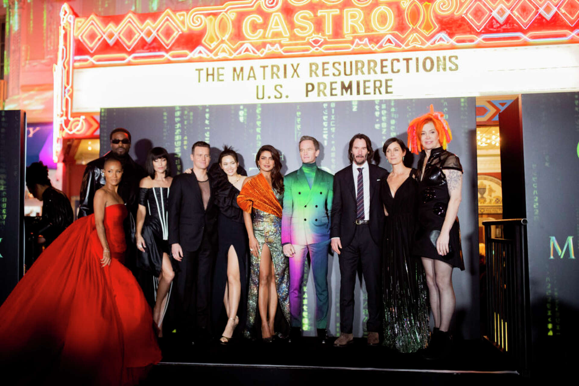 Star-studded 'Matrix Resurrections' U.S. premiere in San Francisco a ...