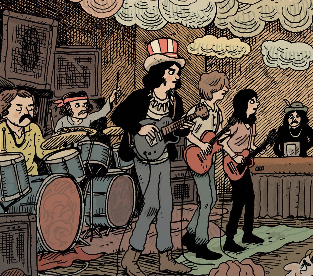 The Grateful Dead's official graphic novel comes to life