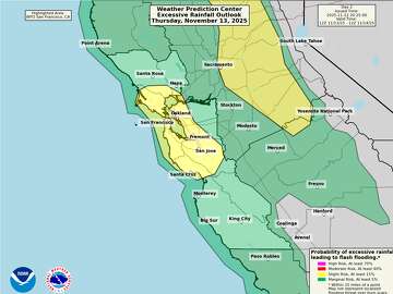 Bay Area atmospheric river slows, makes for rough commute
