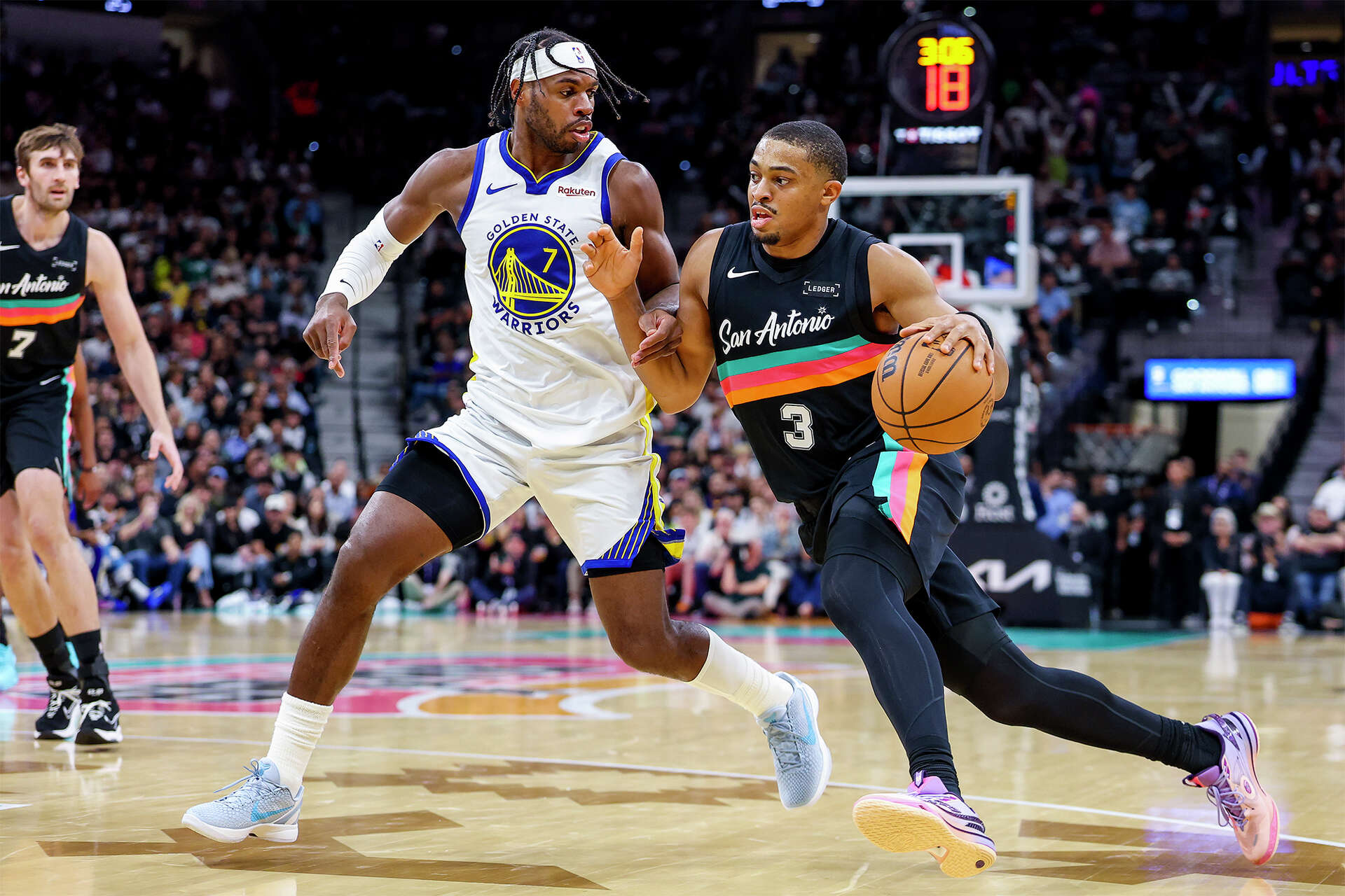 3 takeaways as Spurs waste pair of triple-doubles vs. Warriors, image size:1920x1280