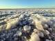 La Sal Del Rey is a natural salt lake located off of Texas 186, about 20 miles north of Edinburg in the Rio Grande Valley. It's estimated to contain about 4 million tons of 99% pure salt.