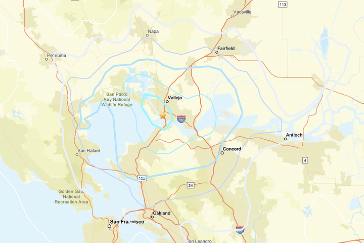 Earthquake with preliminary magnitude of 3.6 shakes Bay Area during storm