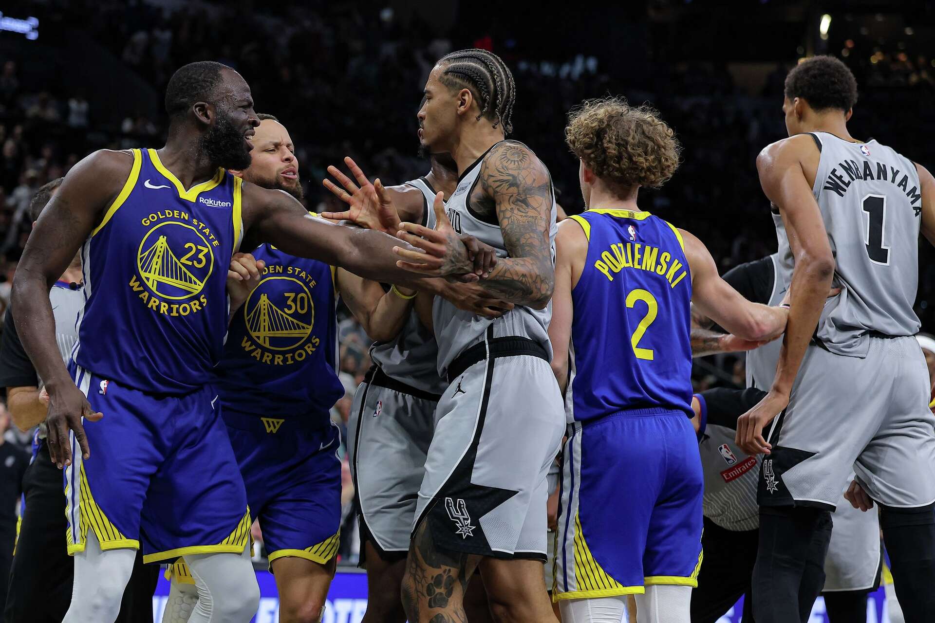 What Draymond Green said about Victor Wembanyama following dust-up